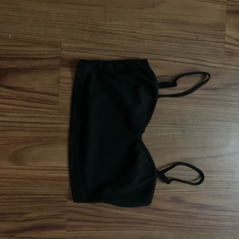 SHEIN Black Crop Top